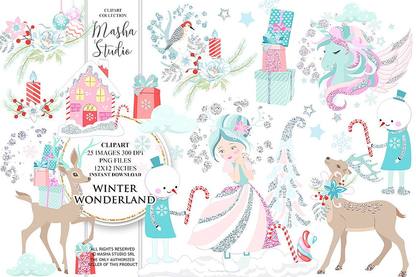 Winter Clipart Christmas Clipart Christmas Planner Stickers HD wallpaper