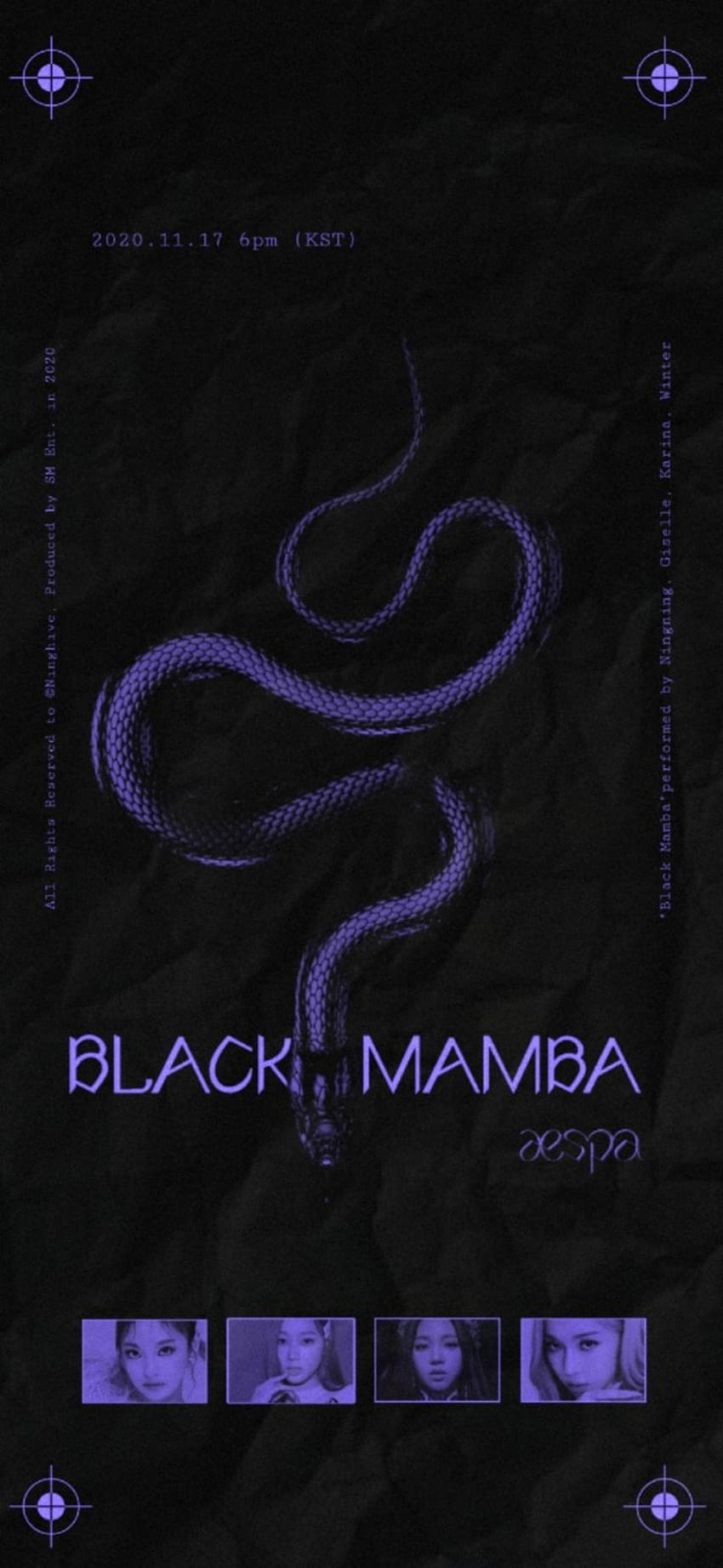 22 Aespa ideas, aespa black mamba HD phone wallpaper
