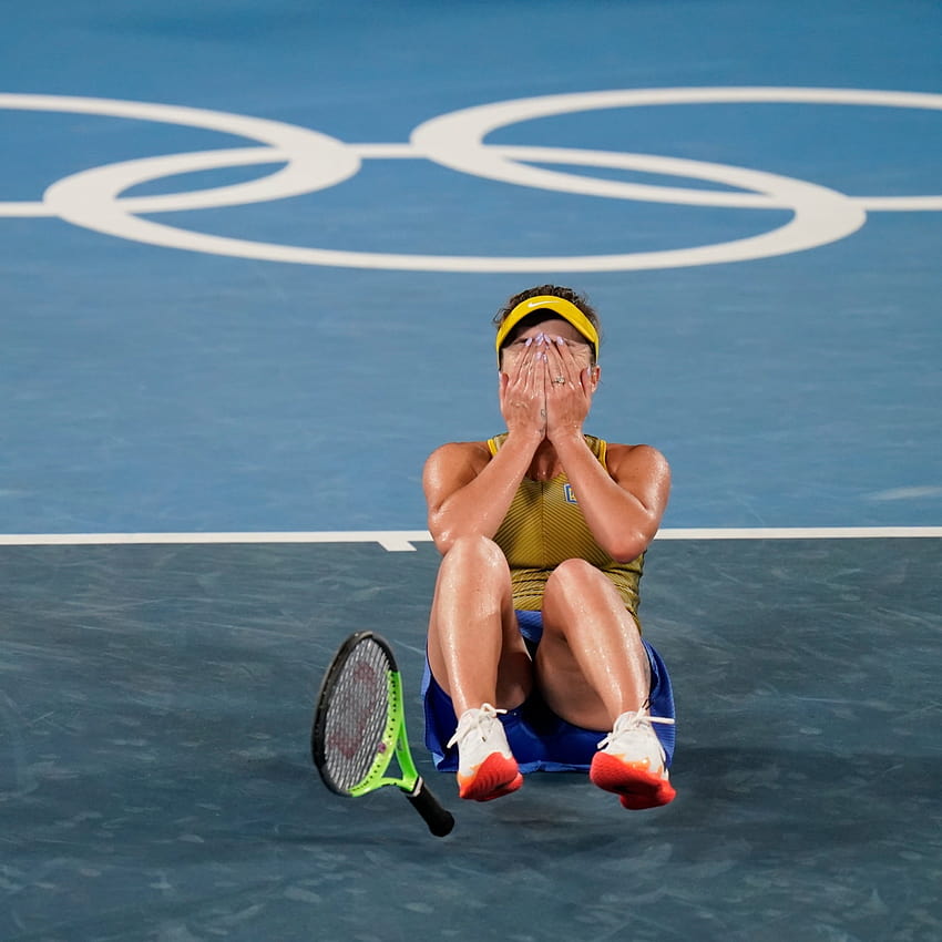 東京オリンピック: エリナ・スビトリーナがウクライナ初のオリンピック・テニス・メダルを獲得, エレナ・リバキナ HD電話の壁紙