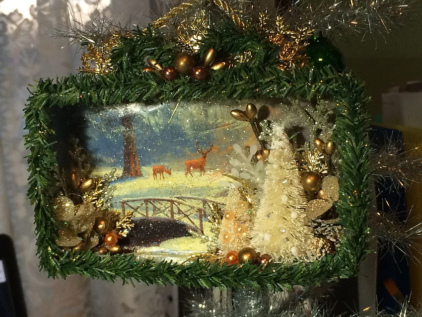 Christmas Notebook » a few shadow boxes and diorama ornaments from the past week HD wallpaper