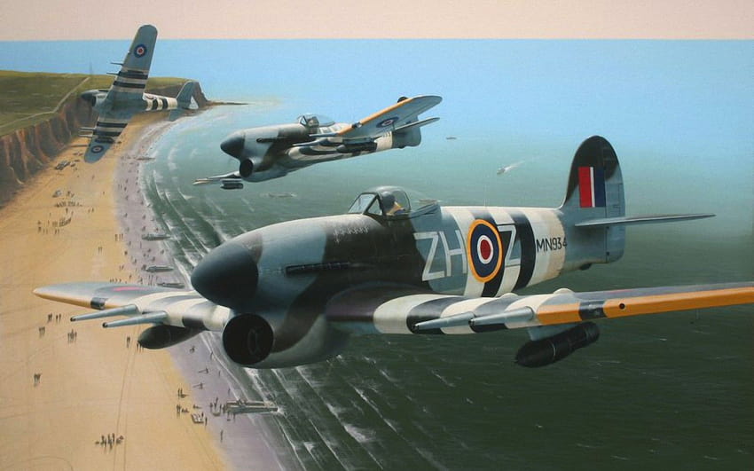 Pin on Flying Art, Hawker Typhoon Tapeta HD