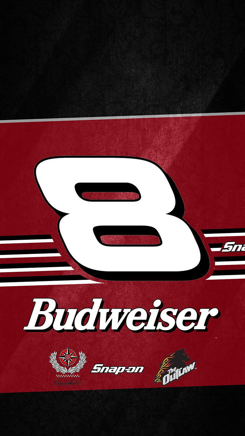 I made a Dale Jr throwback for his final race : NASCAR, budweiser logo HD phone wallpaper