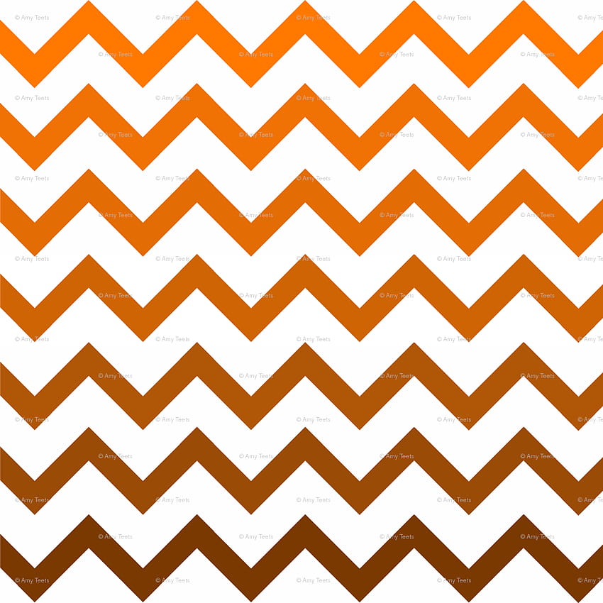 Ombre Orange Chevron Pattern Small Fabric, maroon chevron HD phone wallpaper
