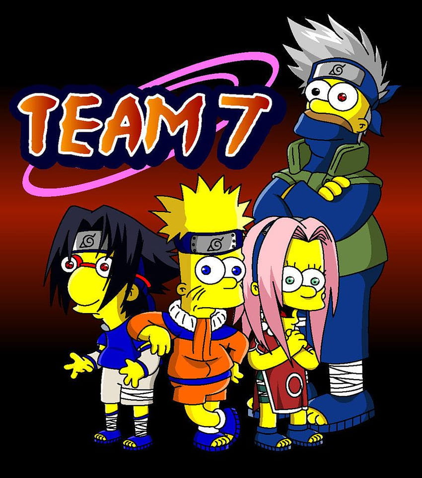 Naruto Simpsons 1920 x 1080 HDTV 1080p Wallpaper