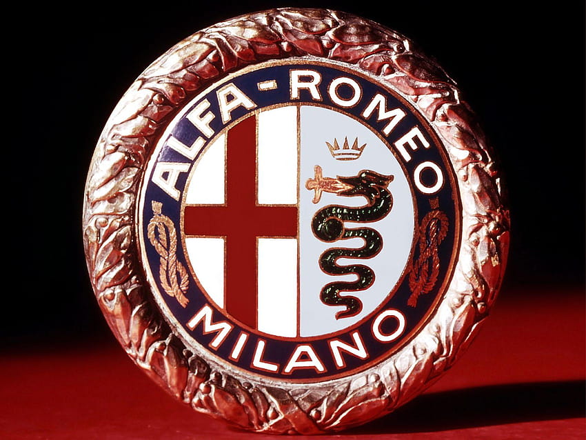 Alfa Romeo Milano Logo, alfa romeo logo HD wallpaper