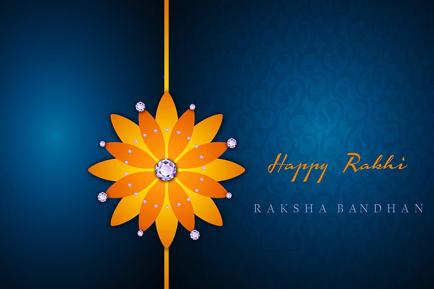 Feliz Raksha Bandhan nuevos deseos edición fondo de pantalla