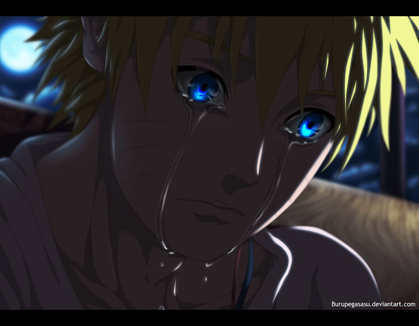 Naruto llorando fondo de pantalla