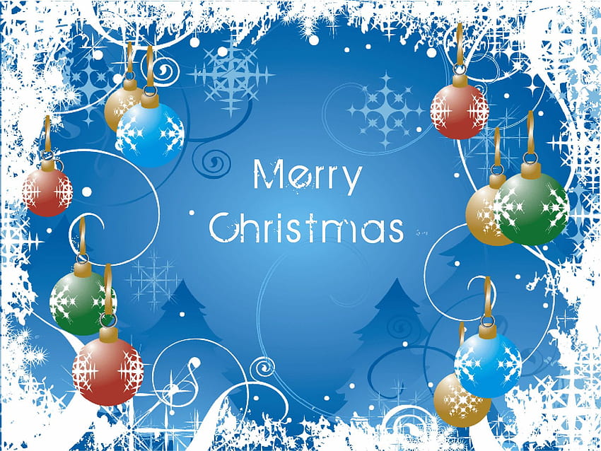 Christmas Bible Verse Greetings Card &, blue merry christmas HD wallpaper