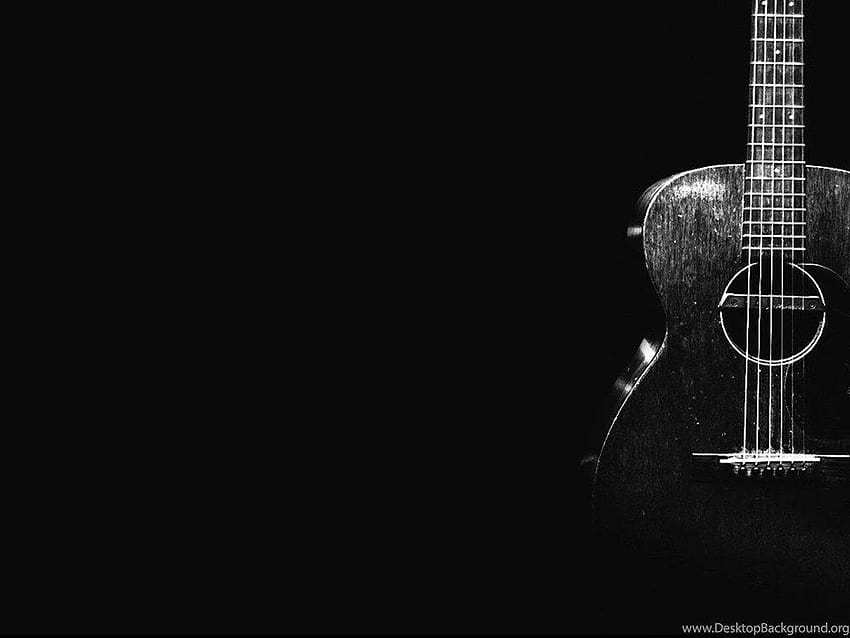 Niesamowite projekty gitarowe duże 42.jpg Tła, czarna gitara Tapeta HD