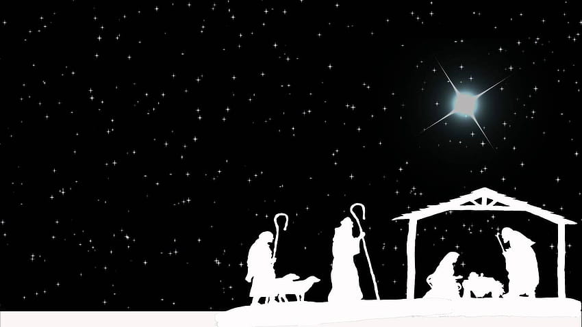 Manger and Star video loop [ worship loops], nativity scene background HD wallpaper