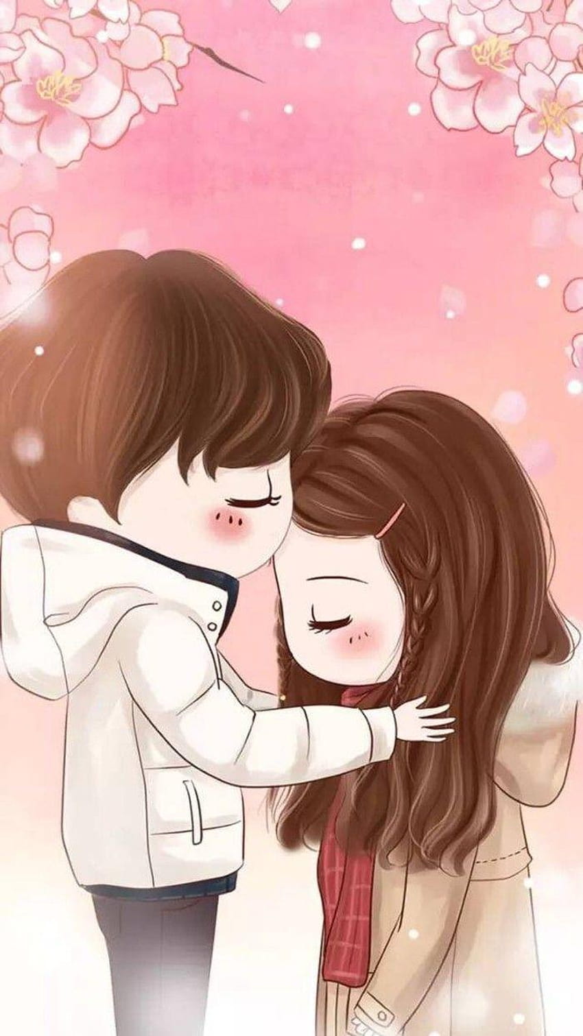 Korean Couple Cartoon, korean cute couple HD phone wallpaper | Pxfuel