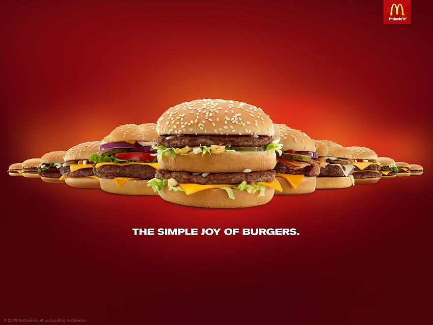 Os 4 melhores McDonalds no quadril, mcdonalds big mac papel de parede HD