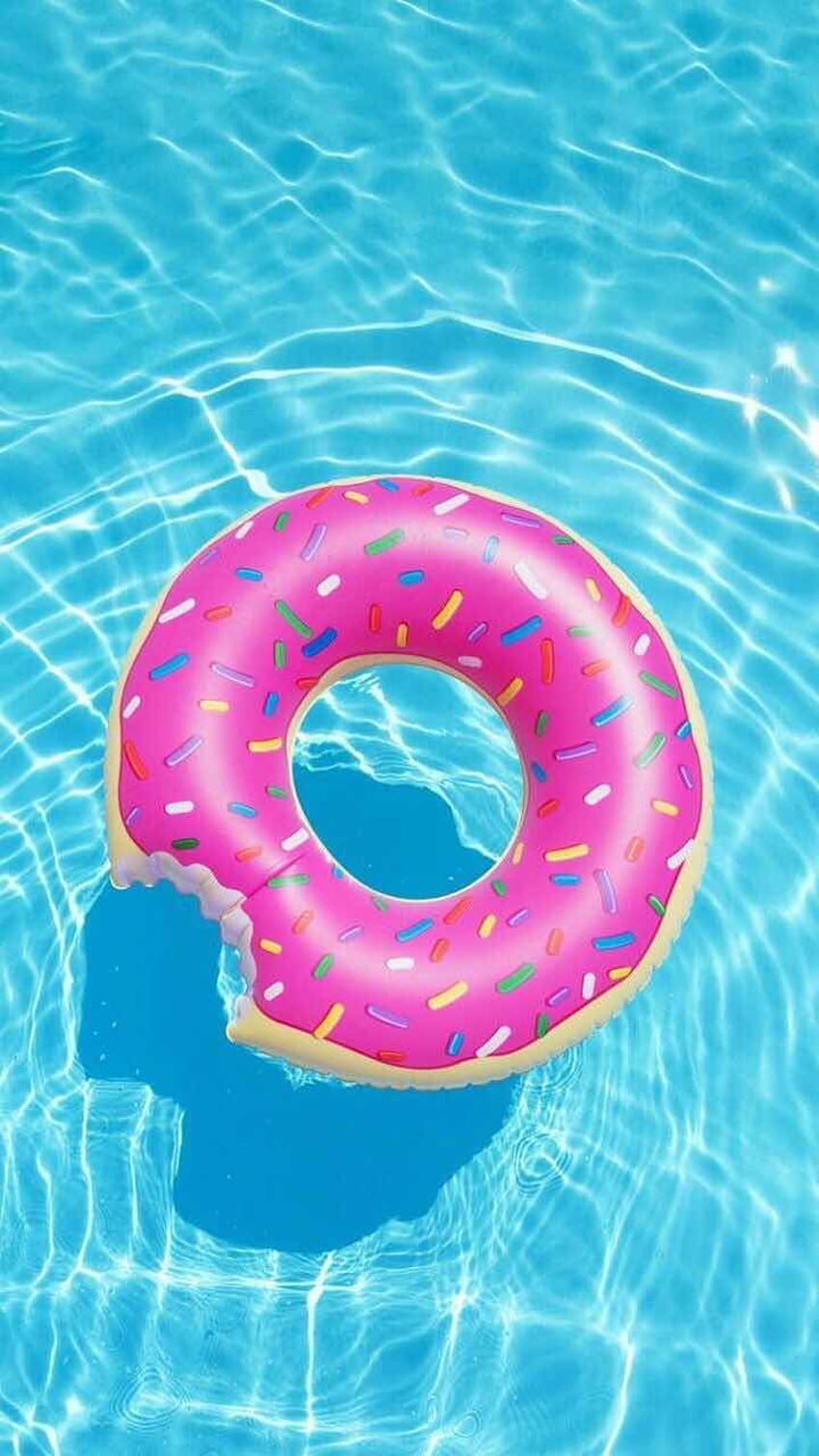 IPhone and Android : Donut Pool Float for, pool floatie HD phone ...