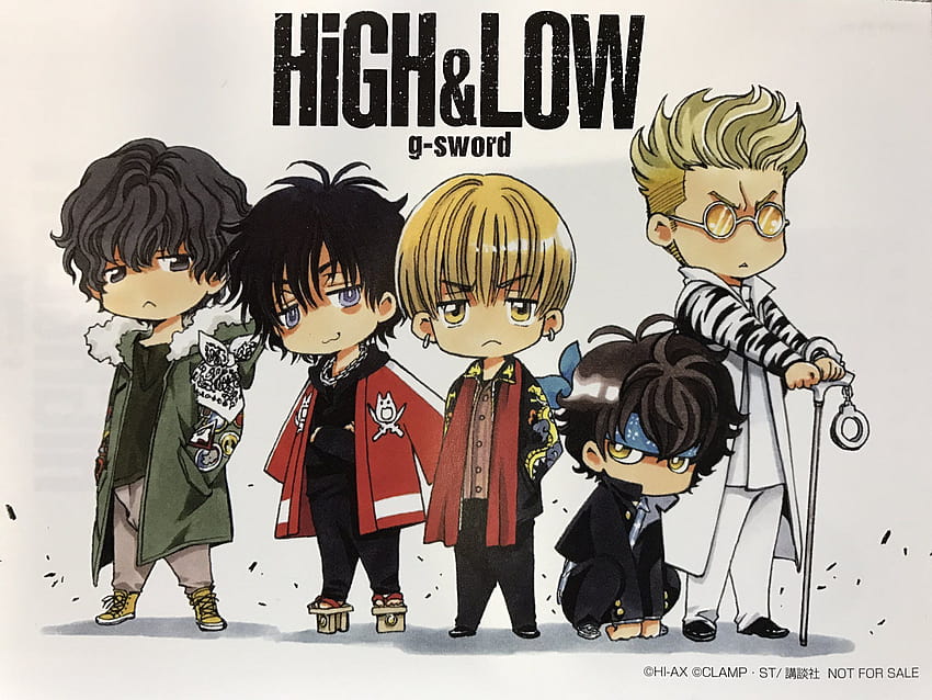 CLAMP's HiGH&LOW Manga Gets Flash Anime - News - Anime News Network