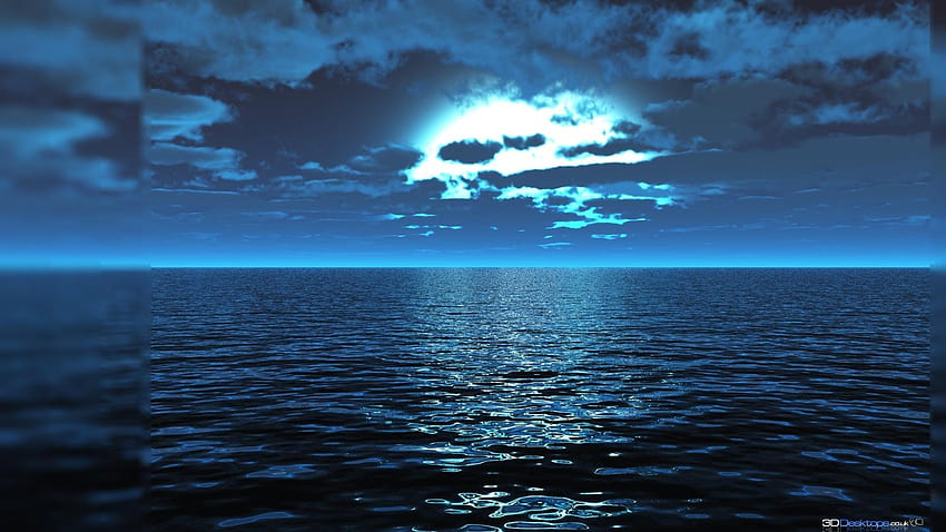 7 Night Ocean, calm ocean aesthetic HD wallpaper