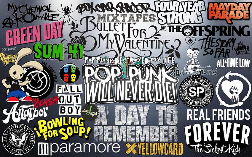 pop punk collage
