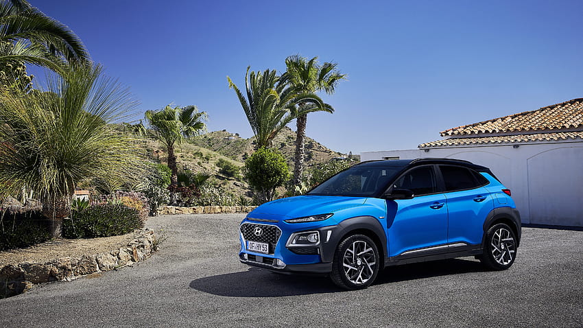 Hyundai Kona Hybrid 2019 HD wallpaper