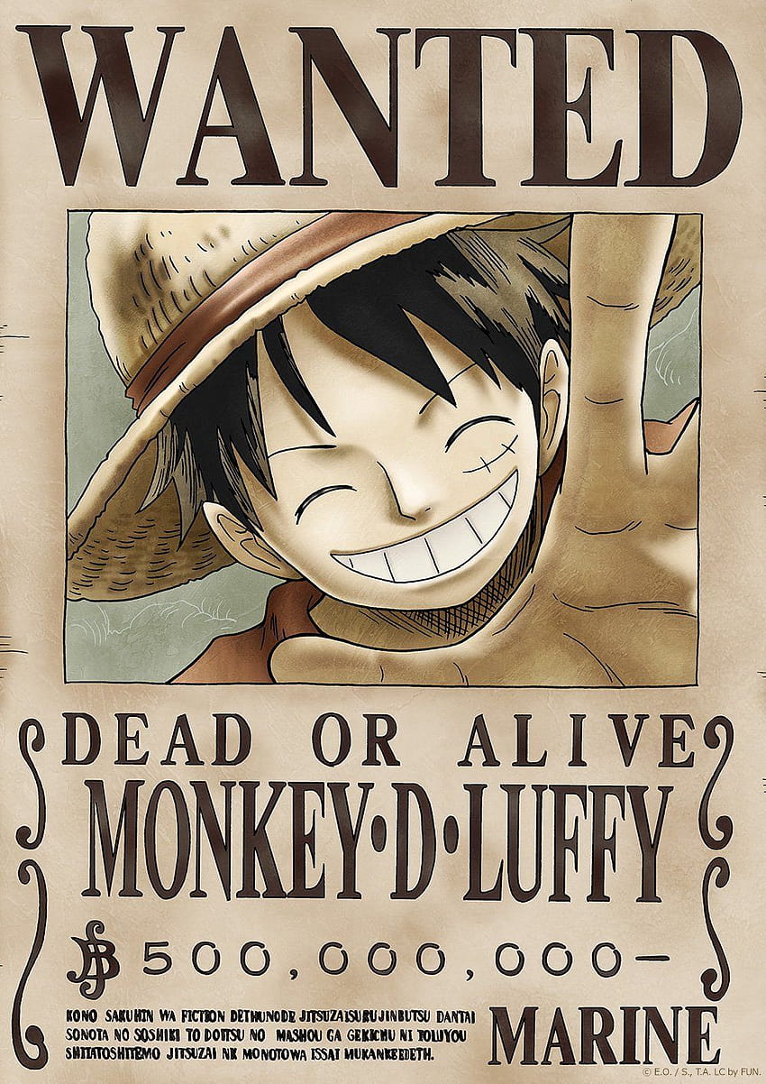 Luffy One Piece wanted a poster, ps4 anime one piece wanted HD phone wallpaper