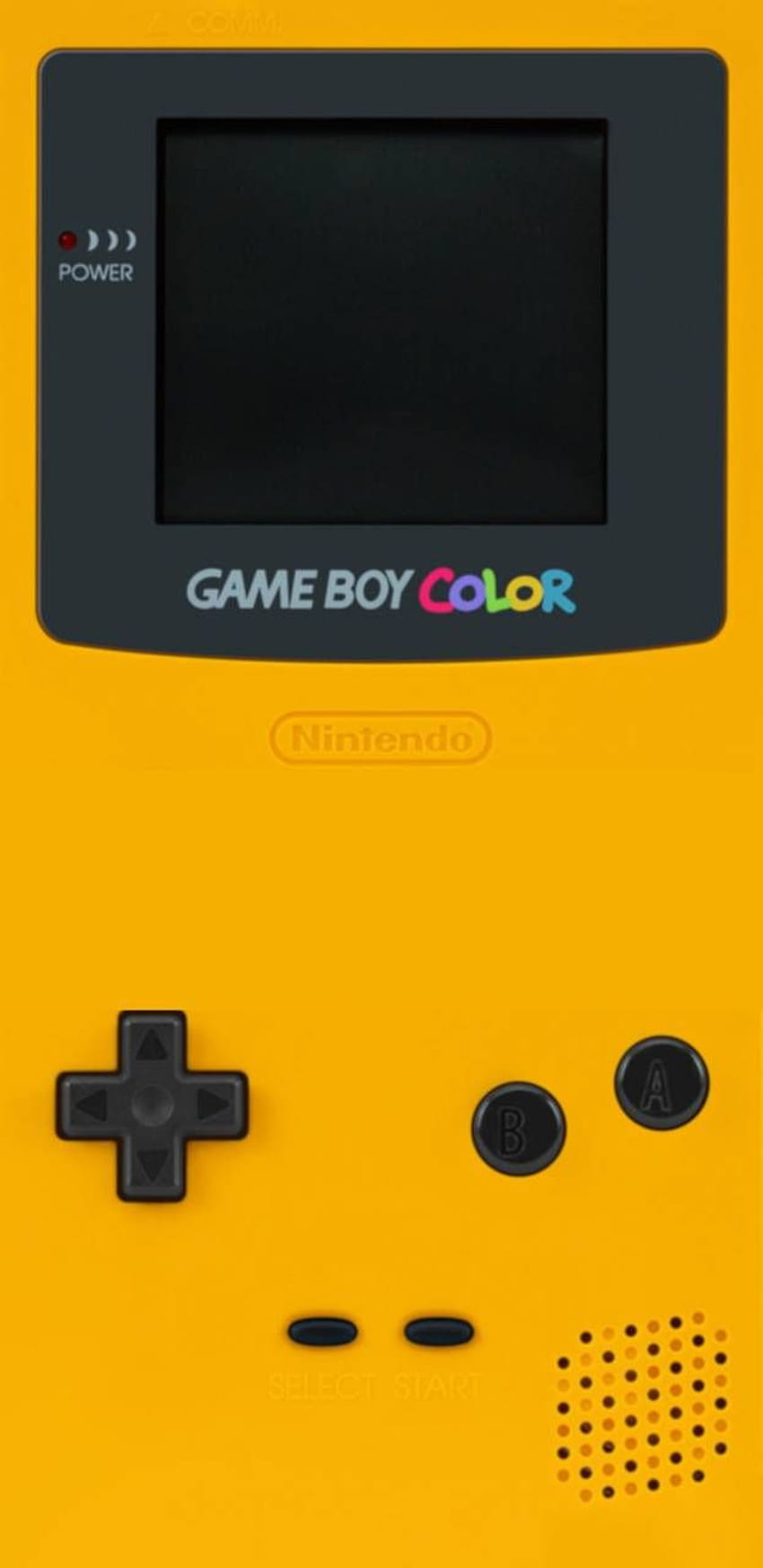 Żółty Gameboy Color autorstwa HollowCharizard, gameboy Android Tapeta na telefon HD