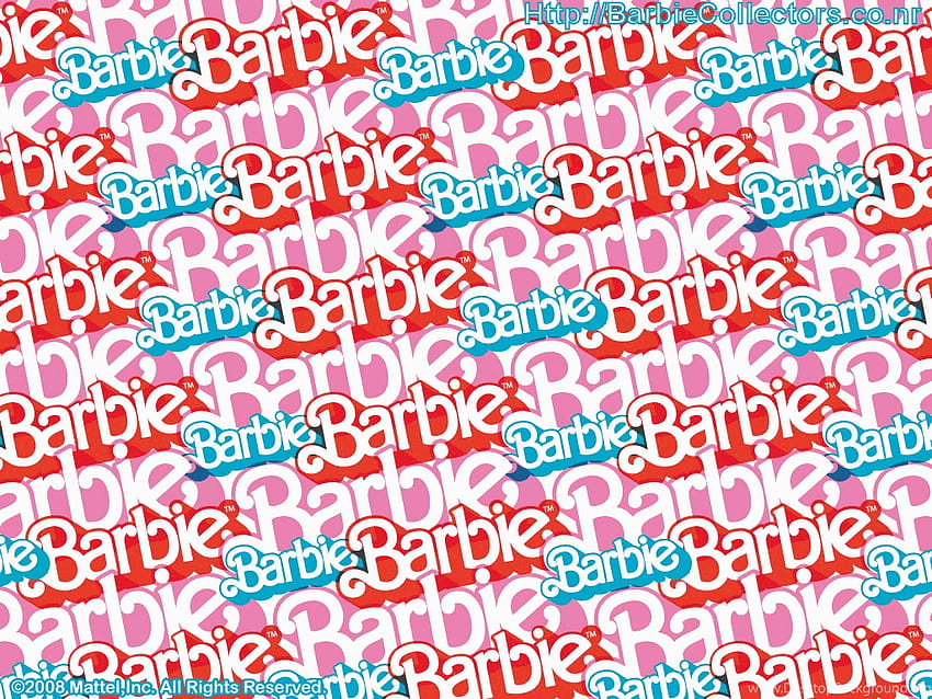 Arrière-plans Barbie, logo barbie Fond d'écran HD