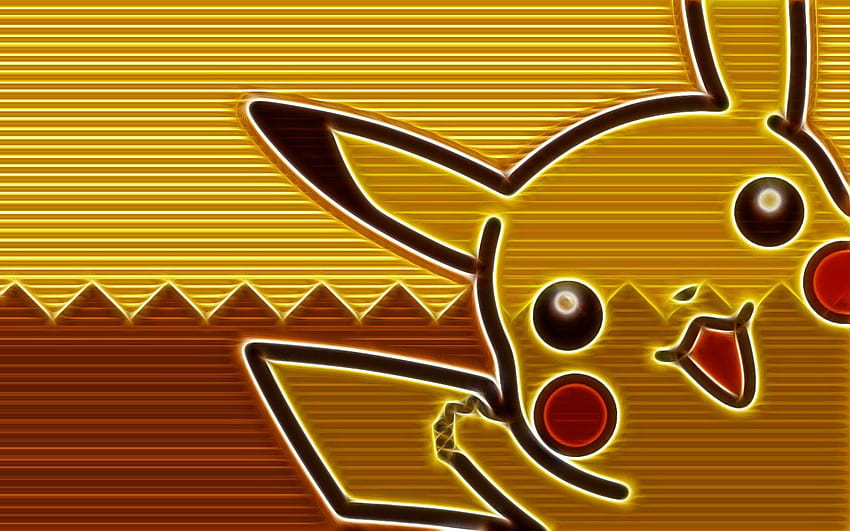 Papel de parede : 1680x1050 px, fundo, Preto, Pikachu, Pokemon 1680x1050 -  4kWallpaper - 1707337 - Papel de parede para pc - WallHere