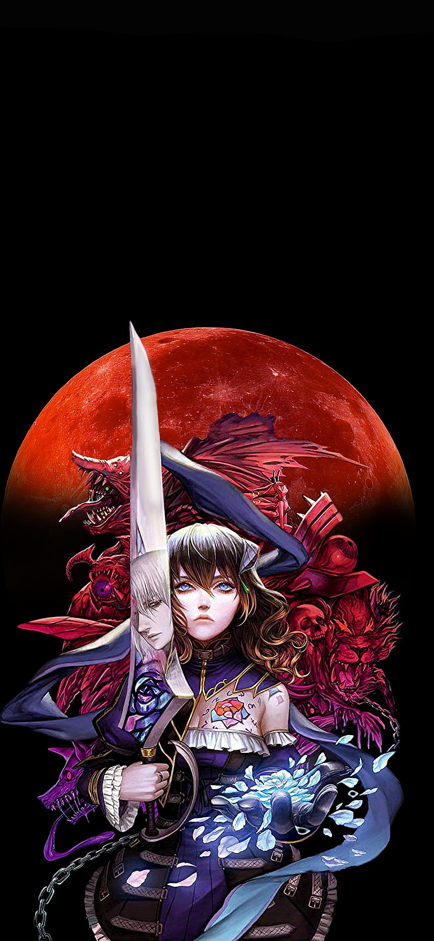 Bloodstained: Ritual Of The Night 1125x2436 HD тапет за телефон
