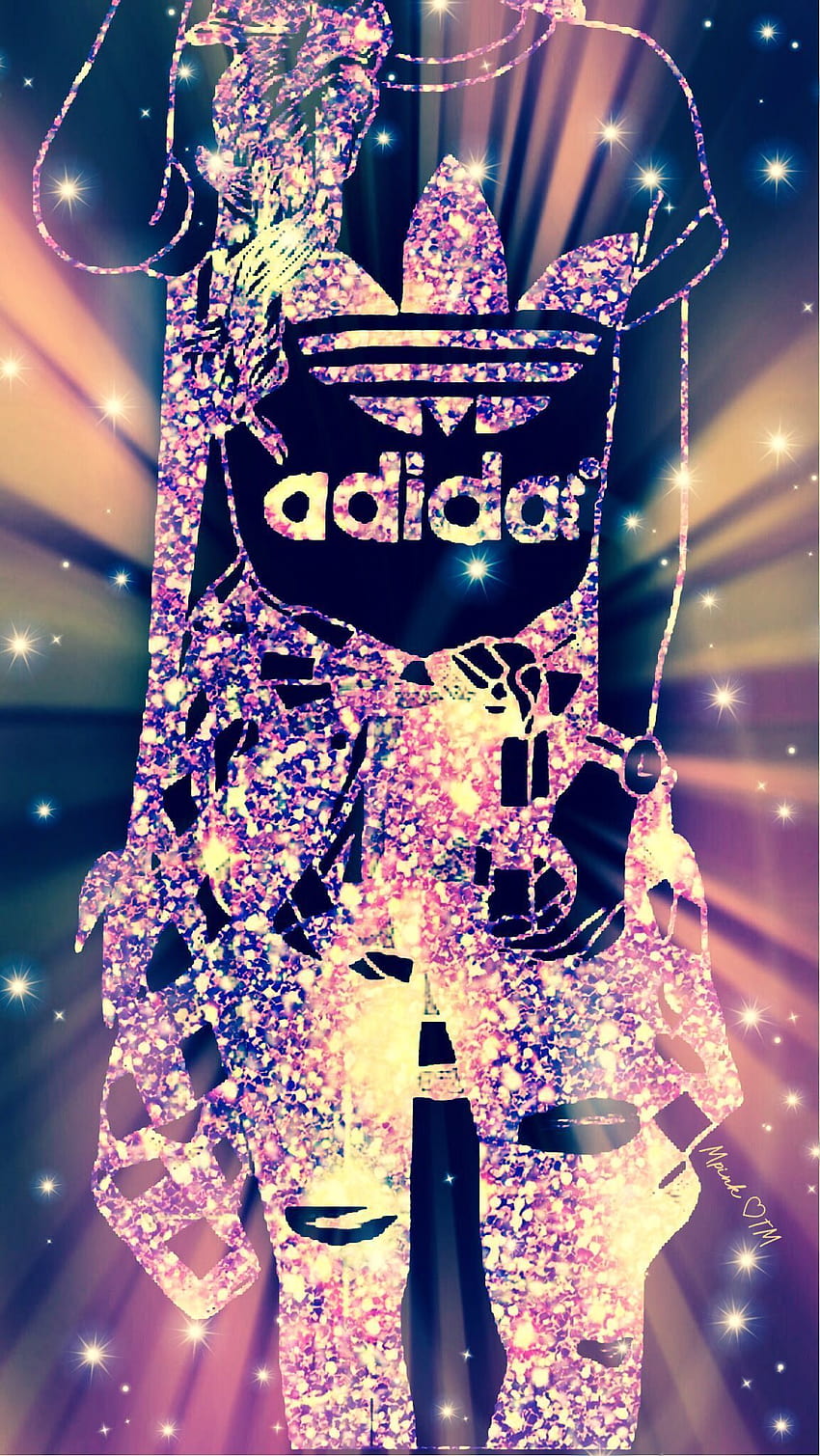 Adidas Girls, anime adidas and nike HD phone wallpaper