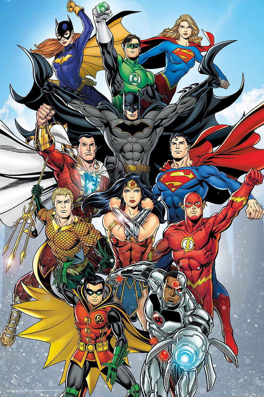 DC Comics Poster Rebirth Vertical, DC Rebirth HD-Handy-Hintergrundbild