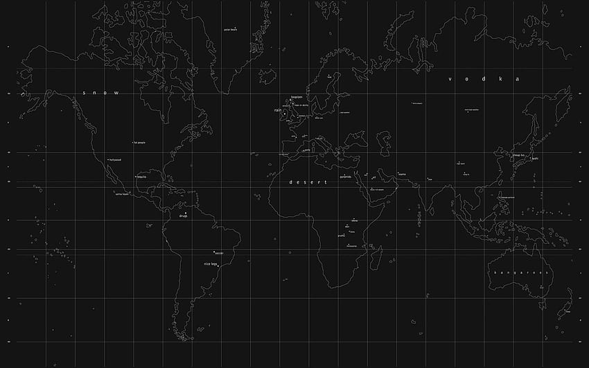 tło mapy podróży. mapa świata pełna best of united, mapa świata czarna Tapeta HD