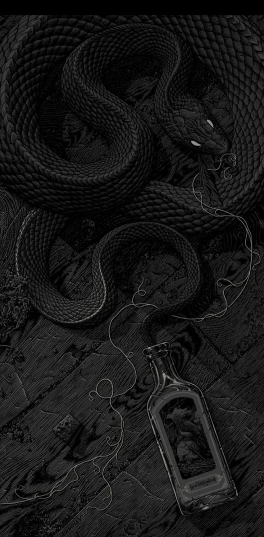 Snake by Hvsvngr, snake art iphone HD phone wallpaper