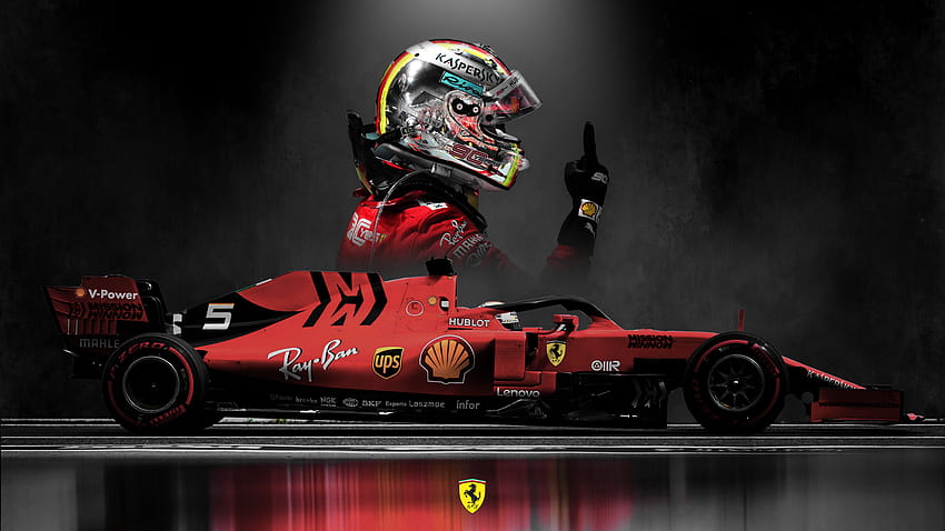 Sebastian Vettel 2019: r/F1Porn, Sebastian Vettel Ferrari HD-Hintergrundbild