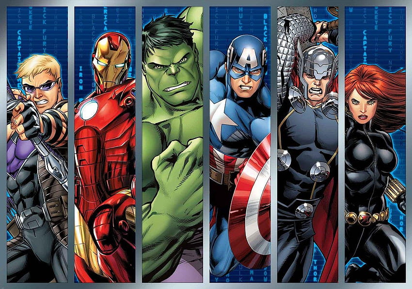 Marvel Avengers 월페이퍼 벽화 HD 월페이퍼
