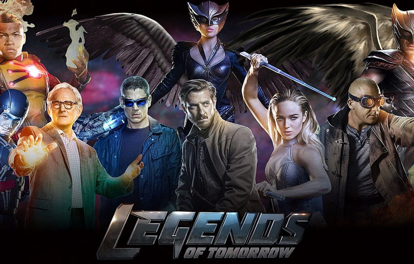 Wentworth Miller, Atom, DC Comics, Dominic Purcell, TV Series, Arthur Darvill, Caity Lotz, Hawkgirl, Season 1, Firestorm, Heat Wave, Captain Cold, Dr. Martin Stone, Legends of Tomorrow, Brandon Routh, Victor Garber HD тапет