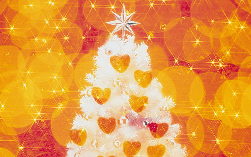 1680*1050 Christmas Decoration, orange xmas HD wallpaper