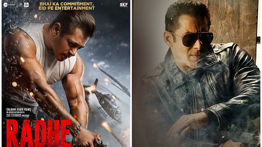 Salman Khan's Radhe Your Most Wanted Bhai, aby uzyskać równoczesną premierę kinową i internetową, zwiastun jutro Tapeta HD