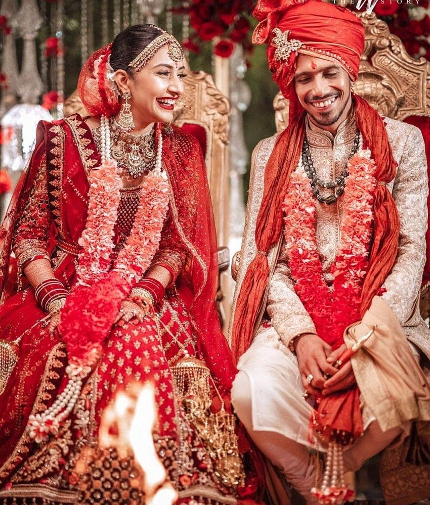 Yuzi Chahal married to Dhanashree Verma on 22nd December, shared wedding on Instagram HD phone wallpaper