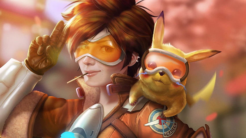 Wallpaper : video games, Tracer Overwatch 1920x1080 - meme12