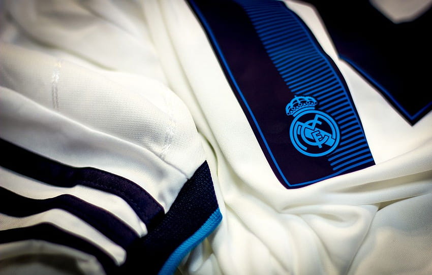 piłka nożna, forma, adidas, Real Madryt, Real Madryt, piłka nożna, do, 2013, zestaw , sekcja спорт, koszulka Realu Madryt Tapeta HD