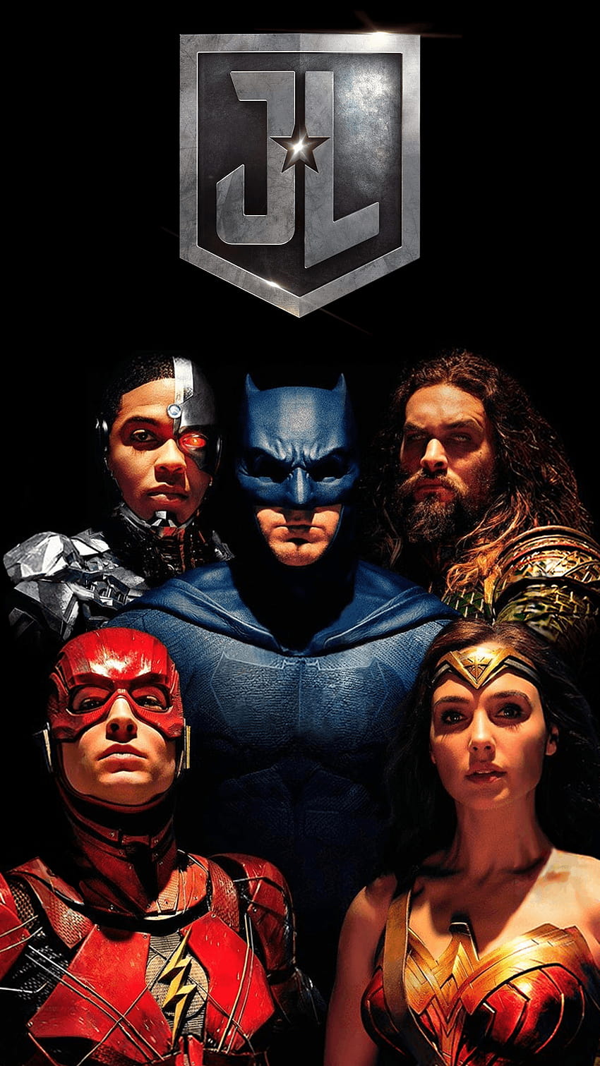 FANART: Justice League Phone from the new poster, justice league movie HD phone wallpaper
