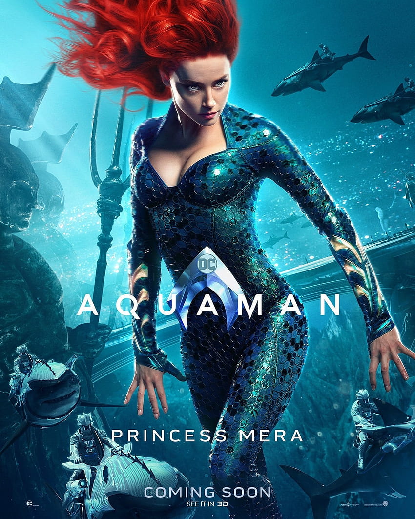 Plongez dans des affiches Aquaman très stupides mais agréables, affiche Fond d'écran de téléphone HD