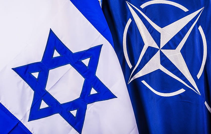 flags, NATO, Israel , section разное HD wallpaper