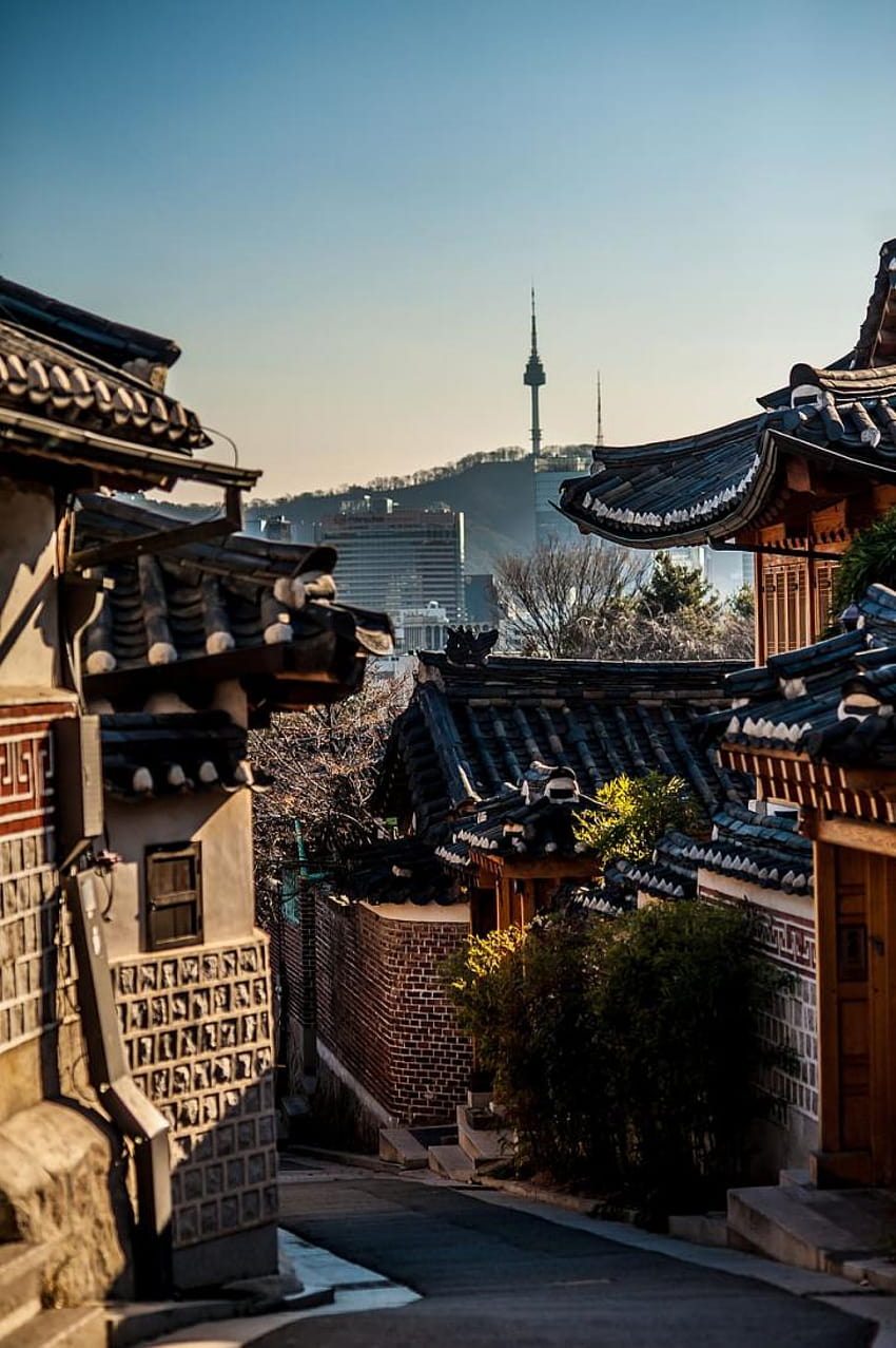 : Estética, Sul, Coreia, cidade coreana Papel de parede de celular HD