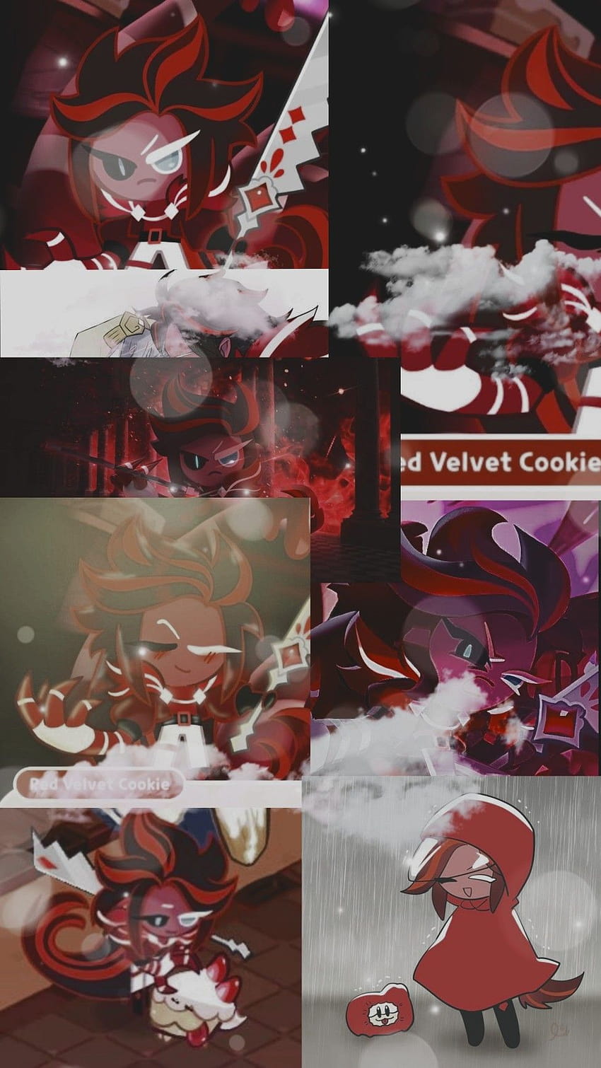 Aesthetic Red Velvet Cookie Cookie Run : Kingdom in 2021 HD phone wallpaper