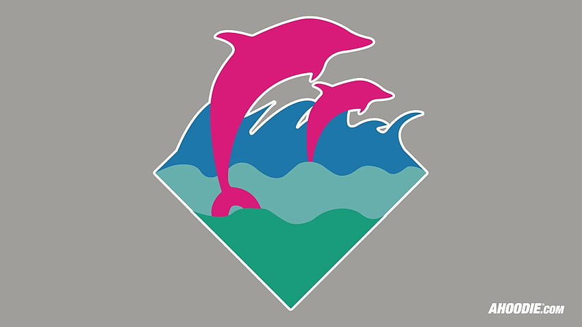 Pink Dolphin Clothing HD wallpaper