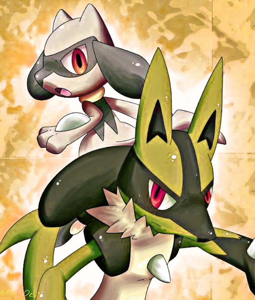 Riolu Y Lucario Shiny, HD Png Download - vhv