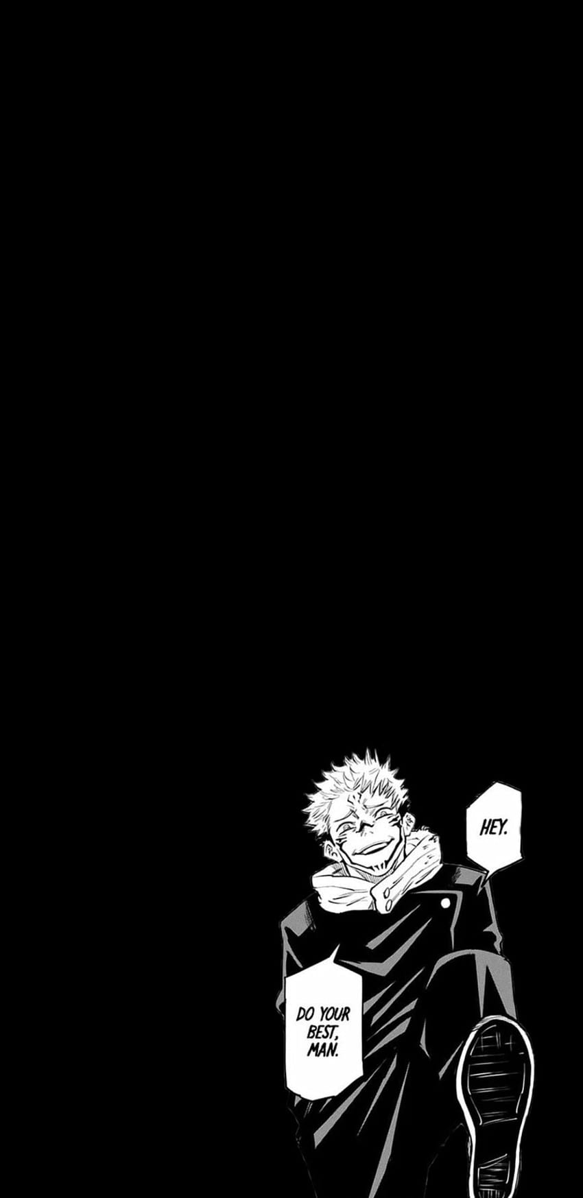 Jujutsu Kaisen iPhone, manga panel iphone fondo de pantalla del teléfono