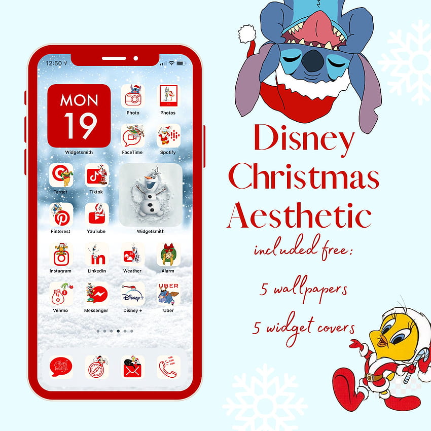 Disney Winter Iphone App Icons Winterios 14 App Icon Bundle HD phone ...