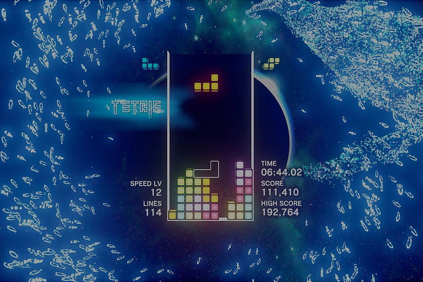 Jak sprawić, by Tetris Effect grał bardziej jak tradycyjny Tetris, efekt Tapeta HD