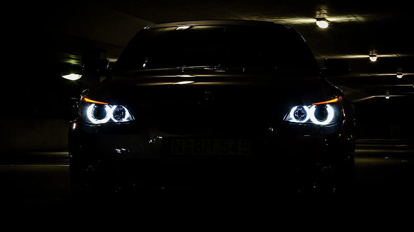 BMW, luces, automóviles, vehículos, BMW Serie 5, BMW E60, automóvil, bmw, bmw e61 fondo de pantalla