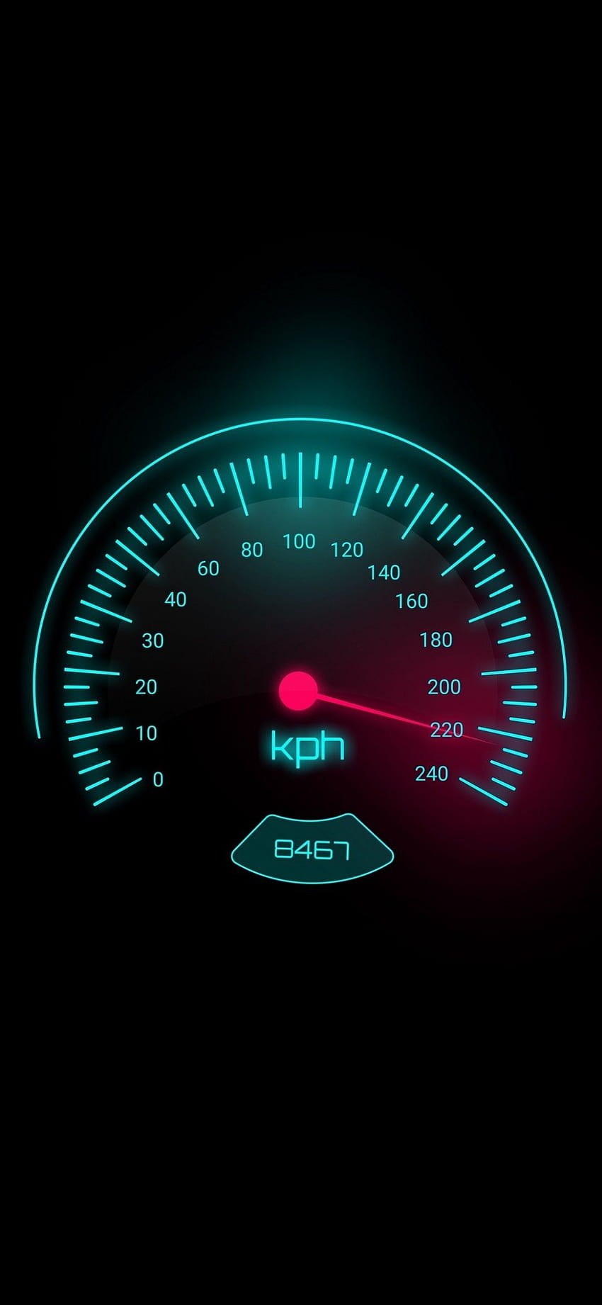 Speedometer AMOLED 10802340, gauge HD phone wallpaper